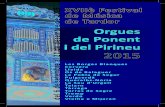 XVIIè Festival de Música de Tardor del 6 de setembre al 27 ... de Ponent programa.… · Miquel González, orgue LA POBLA DE SEGUR (el Pallars Jussà)-Església Parroquial Diumenge,