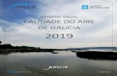INFORME ANUAL CALIDADE DO AIRE DE GALICIA 2019 · 2020-06-05 · O presente Informe Anual 2019 analiza os datos de concentración de contaminantes no aire ambiente rexistrados polas
