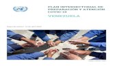 VENEZUELA PLAN INTERSECTORIAL DE PREPARACIÓN Y ATENCIÓN COVID-19 VENEZUELA Segunda edición: 10 de abril 2020 Crédito: UNICEF, 2020.