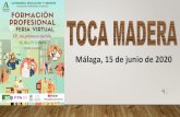 Málaga, 15 de junio de 2020 › orientadelegac...IES LA ROSALEDA. Málaga •Centro más grande de Andalucía •El Claustro de profesorado 200 docentes y casi 2.500 estudiantes matriculados.
