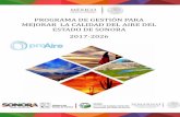 PROGRAMA GSTIO N PARA MJORAR LA ALI A L AIR L STAO … · 2018-06-08 · Dirección General de Transporte del Estado de Sonora Procuraduría Ambiental del Estado de Sonora (PROAES)
