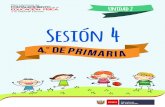 Sesión 4 - 4 Pri · 4 10 Sesión Ministerio de Educación Unidad 2 - Educación ˜sica 4.° de primaria Actividad aplicación Desafío Se forman dos equipos, cada uno de los cuales