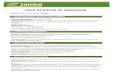 2,4-D PLUS ZAMBAzamba.demos.mas54.com/pdf/H-2,4D_Plus_Zamba/Msds... · Transporte marítimo : Código IMDG Nombre para el transporte: Sustancia líquida peligrosa para el medio ambiente,