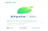Manual de usuario Elysia 2 - GBIF.ES · 2019-06-07 · Manual de usuario Elysia 2.0 ... realizar fotosíntesis, como un guiño a la posibilidad que tiene esta nueva aplicación ...