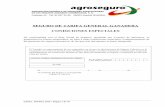 SEGURO DE TARIFA GENERAL GANADERA CONDICIONES …pecuario.agroseguro.es › fileadmin › propietario › 409 › 2019 › ... · 2019-05-28 · en el anexo II, según se especifica