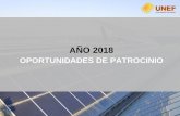 Presentación - UNEF...Para ayudar en el desarrollo de las campañas de comunicación de los referentes del sector fotovoltaico, ofrecemos la posibilidad de contribuir con el patrocinio