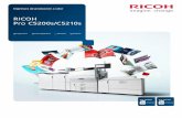 RICOH Pro C5200s/C5210s - Print Master · 2018-10-08 · Con abundantes funciones en un solo dispositivo, puedes hacer ventas cruzadas con total facilidad y ventas adicionales de