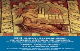 XLII Curso Internacional de Música Antigua de Darocamusica-antigua-daroca.es/wp-content/uploads/2020/06/2020... · 2020-06-19 · Aguilera de Heredia, tal y como queda patente en