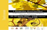 I Simposio EcowineMed - SEAE€¦ · Panel Cata CV Com. relacionada: Conservación de la biodiversidad y adaptación al cambio climático, el futuro para nuestros viñedos. J Domingo-Calabuig,