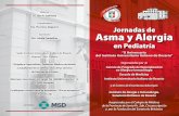 Coordinadora Jornadas de Secretaria Asma y Alergia asma-diptico2.pdf · Viernes 21 de Octubre de 2011 8.30 a 9.00 hs: Inscripción. 9.00 a 9.20 hs: Enfoque diagnóstico del niño
