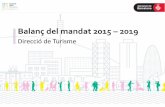 Balanç del mandat 2015 2019 - Barcelona€¦ · Presentació del PowerPoint Author: Natalia Sánchez Castro Created Date: 11/11/2019 4:13:51 PM ...