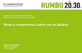 Retos y compromisos sobre uso de plástico - Conama...Retos y compromisos sobre uso de plástico. Pedro Ruiz Rodríguez. Envases y Energía. #conama2018. 14º Congreso Nacional del