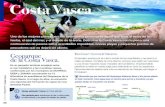 Costa Vasca · 2018-10-01 · Costa Vasca Uno de los mejores planes para los aventureros perrunos es aquel que aúna el verde de la hierba, el azul del mar, y el dorado de la arena.