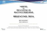 MAPAS - ANTIMICROBIANOSantimicrobianos.com.ar › ATB › wp-content › uploads › 2018 › 09 › ... · 2019-07-04 · MAPAS . de . RESISTENCIA ANTIMICROBIANA . RED WHONET . RED