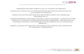 ADMINISTRACIÓN PÚBLICA DE LA CIUDAD DE MÉXICO …€¦ · Terminación anticipada del contrato. .....39 25. Rescisión administrativa del contrato ... conducto del Organismo de