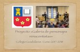 Colegio Guadalaviar. Curso 2017-2018 · 2018-06-05 · Canvas: estándares de aprendizaje El alumno sabe identificar las aportaciones de cada personaje y sabe transmitirlas a sus