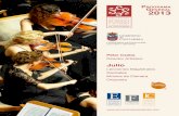 ROGRAMA GENERAL 2013€¦ · una propuesta que une la formación, el intercambio de conocimientos y ... trabajo en las grandes salas de concierto de Santander y en rincones ... Academia