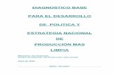 DIAGNOSTICO BASE PARA EL DESARROLLO DE POLITICA Y ... · Fuente: VI Censo de Población y V de Vivienda INEC / 2001 1.1.2 CONTEXTO ECONÓMICO.- En el ámbito económico, el Ecuador