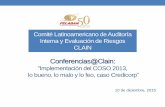 Comité Latinoamericano de Auditoría Interna y Evaluación de …felaban.s3-website-us-west-2.amazonaws.com/documentos_comites… · lo bueno, lo malo y lo feo, caso Credicorp”