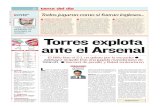 “FÚTBOL SIN TRAMPAS, Torres explota 4 2 ante el Arsenal · 2015-10-14 · Riise (87’) s.c. Voronin Benaoyun Arbeloa (91’+) s.c. Babel (78’) ♠♠ Lucas Leiva Almunia ♠♠