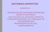 SISTEMAS EXPERTOS - Cruzagr3cruzagr3.com/sistemasexpertos2004/files/investigacion/presentacio… · Los sistemas expertos son programas que reproducen el proceso intelectual de un