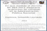 En que medida el decreto Nº 893-2012 mejoraría el proceso ...bibliotecadigital.econ.uba.ar/download/tpos/1502-0056_EspinozaS.pdf · tJniversidaa de Buenos Aires FaG:ultafl de Ciencias