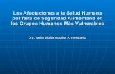Las Afectaciones a la Salud Humana por falta de …parlatino.org/pdf/comisiones/salud/exposiciones/xiv...2010/11/30  · Salud alimentaria en el mundo La FAO calcula que en 2000-2002