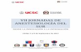 VIIJORNADASDE! ANESTESIOLOGÍADEL! SUR! 7ºJADS... · VII#Jornada#de#Anestesiología#del#Sur#–#Chillán#2017#