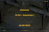 Flotación 72.02 Industrias I 18-09-2012materias.fi.uba.ar/.../2013-1C/Problemas4_Flotacion.pdf.pdf23 FIUBA 72.02 - Industrias I 23 Flotación – Problema proc = Concentrado de Galena