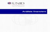 Análisis financiero - UNID€¦ · Ejemplo de análisis de la rentabilidad empresarial A manera de ilustrar el análisis de la rentabilidad empresarial utilizaremos la información