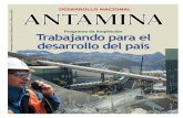 m Trabajando para el - ccreativa.com.pe Antamina Masivo.… · Antamina viene contribuyendo fuertemente respecto a sus impuestos y el canon minero, y todos pueden ver que Ancash es