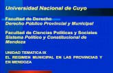 Universidad Nacional de Cuyo - Alberto Montbrun · Ñacuñan 131 Mansilla, Miguel; Propuesta de representación política distrital en los Concejos Deliberantes, UNC, 2001 AÑO 2007
