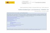 INFORMACIÓN CIENTÍFICA-TÉCNICA Enfermedad …...Información científica-técnica. Enfermedad por coronavirus, COVID-19 2 de junio de 2020 5 1.3. Transmisión 1.3.1. Mecanismo de