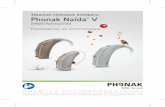 Заушные слуховые аппараты Phonak Naída TM V · 2. Компоненты слухового аппарата Ниже изображены модели слуховых