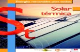 Energía Solar - INSTALACIONES INDUSTRIALES · 2 Energía Solar Térmica Pep Puig, Marta Jofra EL SOL La radiación solar tiene su origen en el Sol,una de las más de 135.000 millones