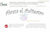 “ABRAZA EL ANFITEATRO”. Una reivindicación ciudadana por ...lalindearqueologia.com/wp-content/uploads/2013/03... · “Abraza el anfiteatro” de Cartagena, una revindicación