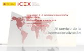 ICEX APOYO A LA INTERNACIONALIZACIÓN EMPRESARIAL. … · 2018-11-12 · alumnos estudian español como lengua extranjera. ... • Máster, MBA y Programas Especialista. Presenciales,