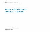 Pla director 2017-2020 · 4 Sub-direcció General de l’Inspecció d’Educació Presentació El Departament d’Ensenyament fixa periòdicament les línies i els criteris d’actuació