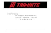 COMPETICION: REUNIÓN VII TRIWHITE BENIDORM 2018 … · 2018-04-12 · REUNIÓN TÉCNICA Triatlón Triwhite Benidorm DISTANCIA OLÍMPICA (1500m – 40,7km – 10Km) DISTANCIA SPRINT