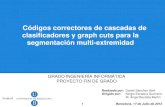 Códigos correctores de cascadas de clasificadores y graph ...sergio/linked/presentacion_pfc_dani.pdf · 2. Metodología 2.1 ECOC 2.2 Cascada –ECOC 2.3 Segmentación 3. Experimentos