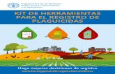 KIT DE HERRAMIENTASdesplegando con el apoyo financiero de ... · 3% 77% 3- 6sta f Dotación de personal de las autoridades de registro de plaguicidas en los países en desarrollos