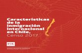 Características de la inmigración internacional en Chile,€¦ · Instituto acional de Estadísticas 2018 Características de la inmigración internacional en Chile, Censo 4 Presentación