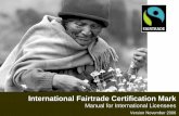 International Fairtrade Certification Mark · (imágenes 10 y 11). Se recomienda el uso de papel tipo “coated” así como de la versión “coated” de los colores Los colores