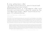 Los planes de ordenamiento territorial departamental ... · tiempo de haber entrado en vigencia la Ley 388 de 1997 (ldu), concretado en la expedición de planes de ordenamiento territorial