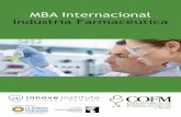 MBA Internacional Industria Farmacéutica - COFM2015/04/20  · · Operaciones y sistemas de calidad en la industria farmacéutica. Logística y distribución · Operaciones de fabricación