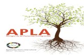 APLAapla.org.es/sites/default/files/APLA folleto definitivo...profesionales para el mismo fin. Ambos grupos de trabajo están coordinados por una especialista en psicología clínica,