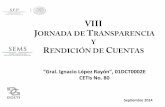 “Gral. Ignacio López Rayón”, 01DCT0002E · II. Personal Docente, Directivo y Administrativo III. Gestión Financiera y Administrativa del Plantel IV. Infraestructura, Equipamiento