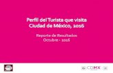 Reporte de Resultados Octubre - 2016 · Perfil del Turista que visita la Ciudad de México 2016 2 Resultados M6 octubre Introducción 3 Presentación 4 Ficha Metodológica 6 Resultados