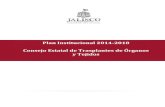 Plan Institucional 2014-2018 Consejo Estatal de …transparenciafiscal.jalisco.gob.mx/sites/default/files/...órganos y tejidos de seres humanos con fines terapéuticos, así como