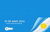 25 DE MAYO 2016redcame.org.ar/adjuntos/25 de Mayo 2016.pdf · 2016-05-13 · Para este 25 de Mayo, el principal objetivo es activar las ventas durante la Semana de Mayo, días en